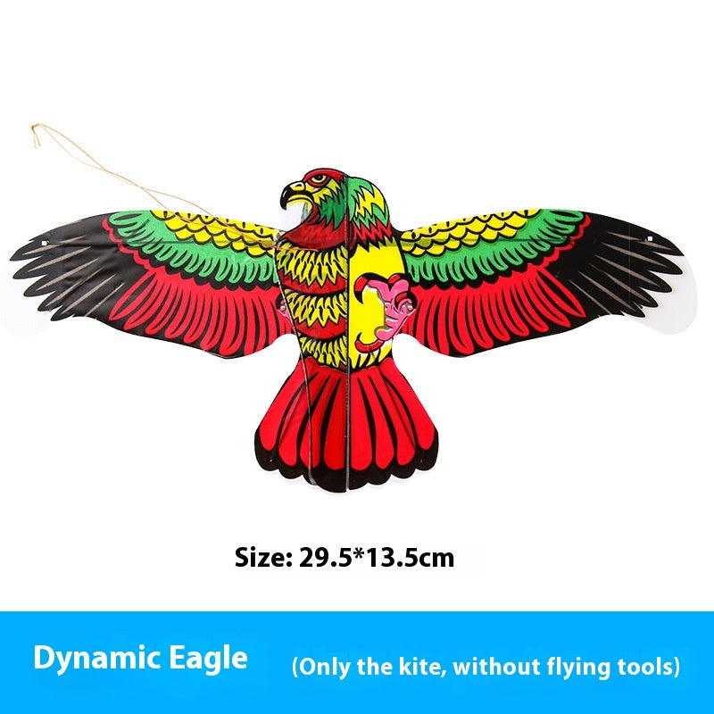 Kite Diy Material Package Handheld Fishing Rod Dynamic Kite Plastic Breeze Easy To Fly Small Kite
