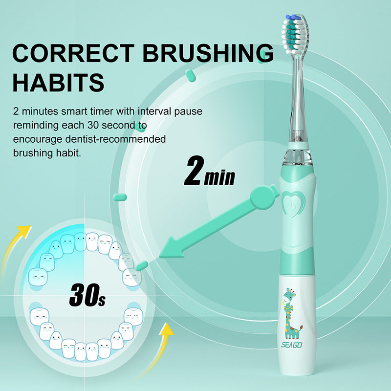 Children's Cartoon Soft Bristle Smart Automatic Toothbrush