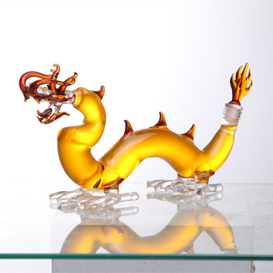 Zodiac Transparent Thickened Glass Wine Bottle