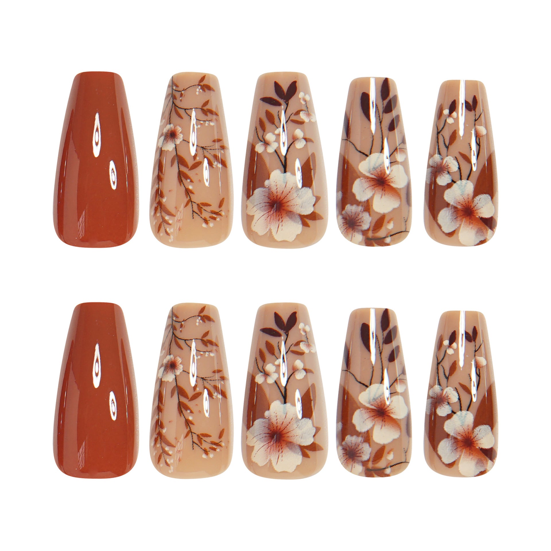 24-Piece Ballet Brown Series Wear Armor