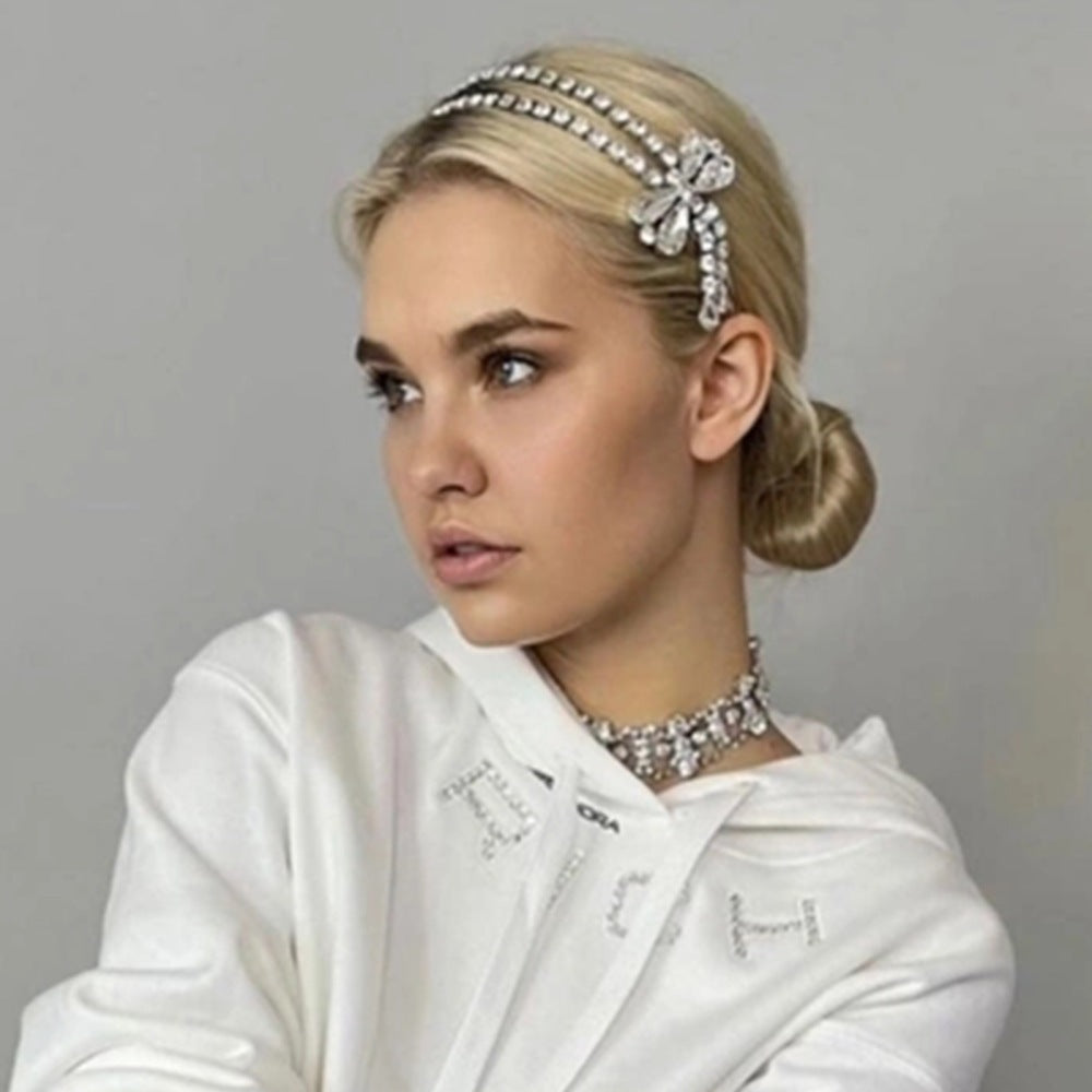 Alloy Creative Personality Temperament Pressure Hair Headband Women