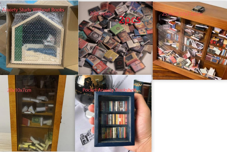 Creative Anti-Anxiety Bookshelf Small Ornaments Decompression Gift
