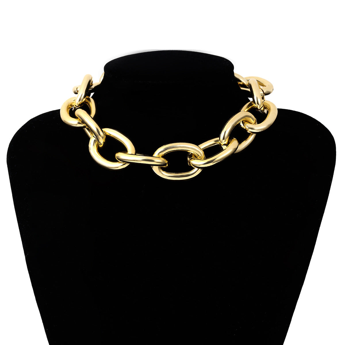 Retro Exaggerated Punk Metal Necklace Women's Necklace