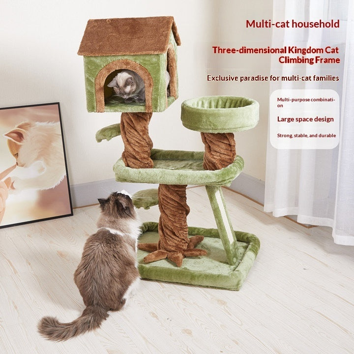 All-In-One Sky-Piercing Cat Tree House