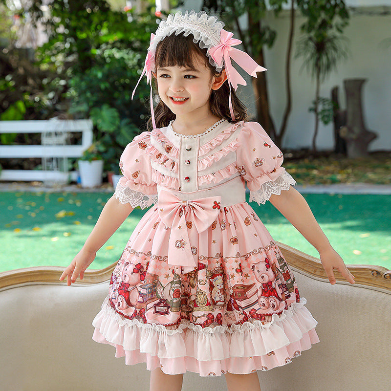 New Hot Sell Girls' Lolita Puffy Dress