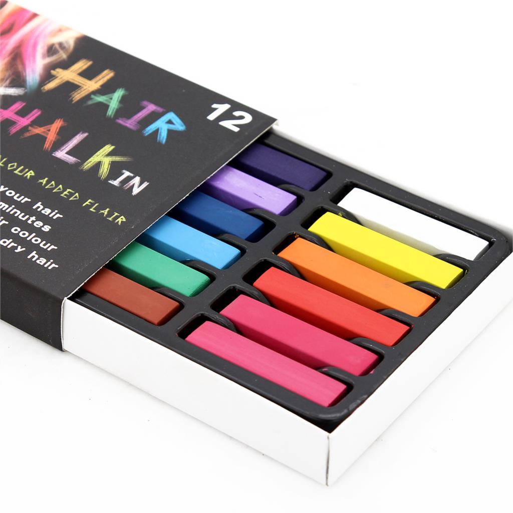 24-Color Short Hair Coloring Chalk Hair Color Pen