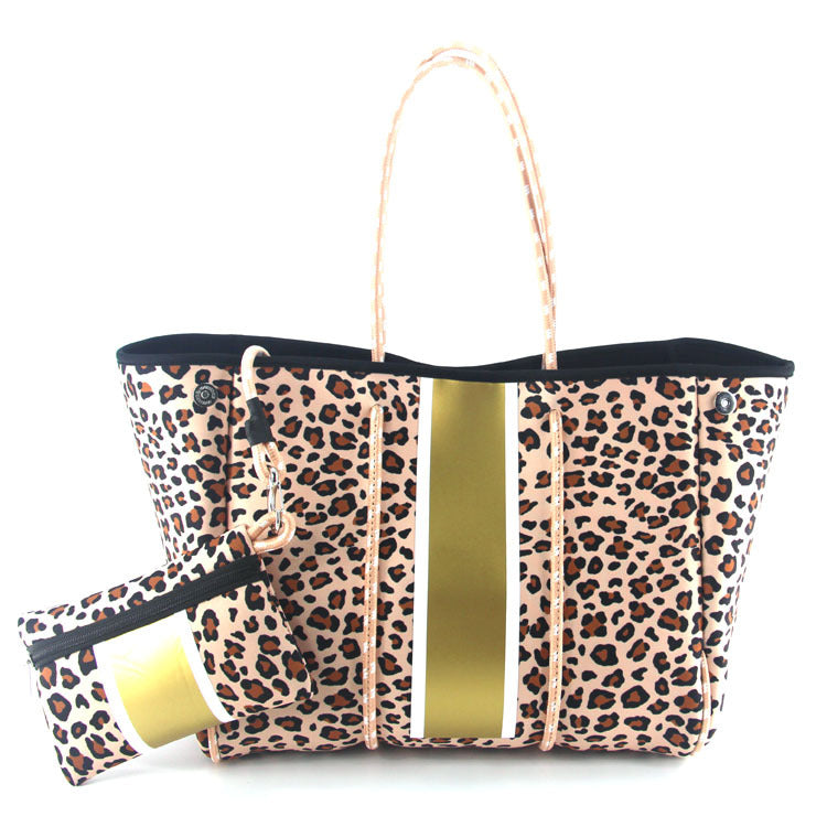 European And American Fashion Beach Bag Fashion Large-Capacity Shoulder Bag Neoprene