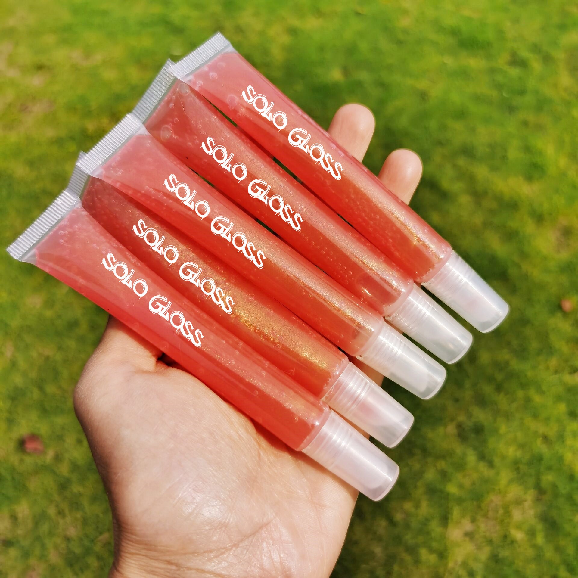 Children's Stage Makeup Cosmetics Transparent Tube Lip Glaze