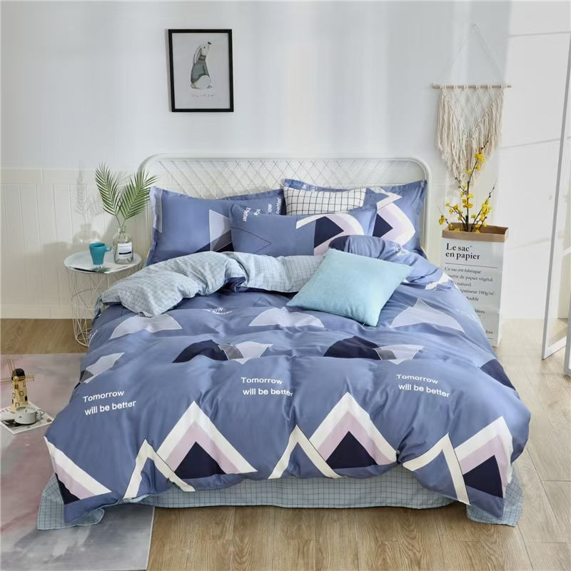 Bedding Pillowcase-Piece Quilt Cover Bed Four Piece Set