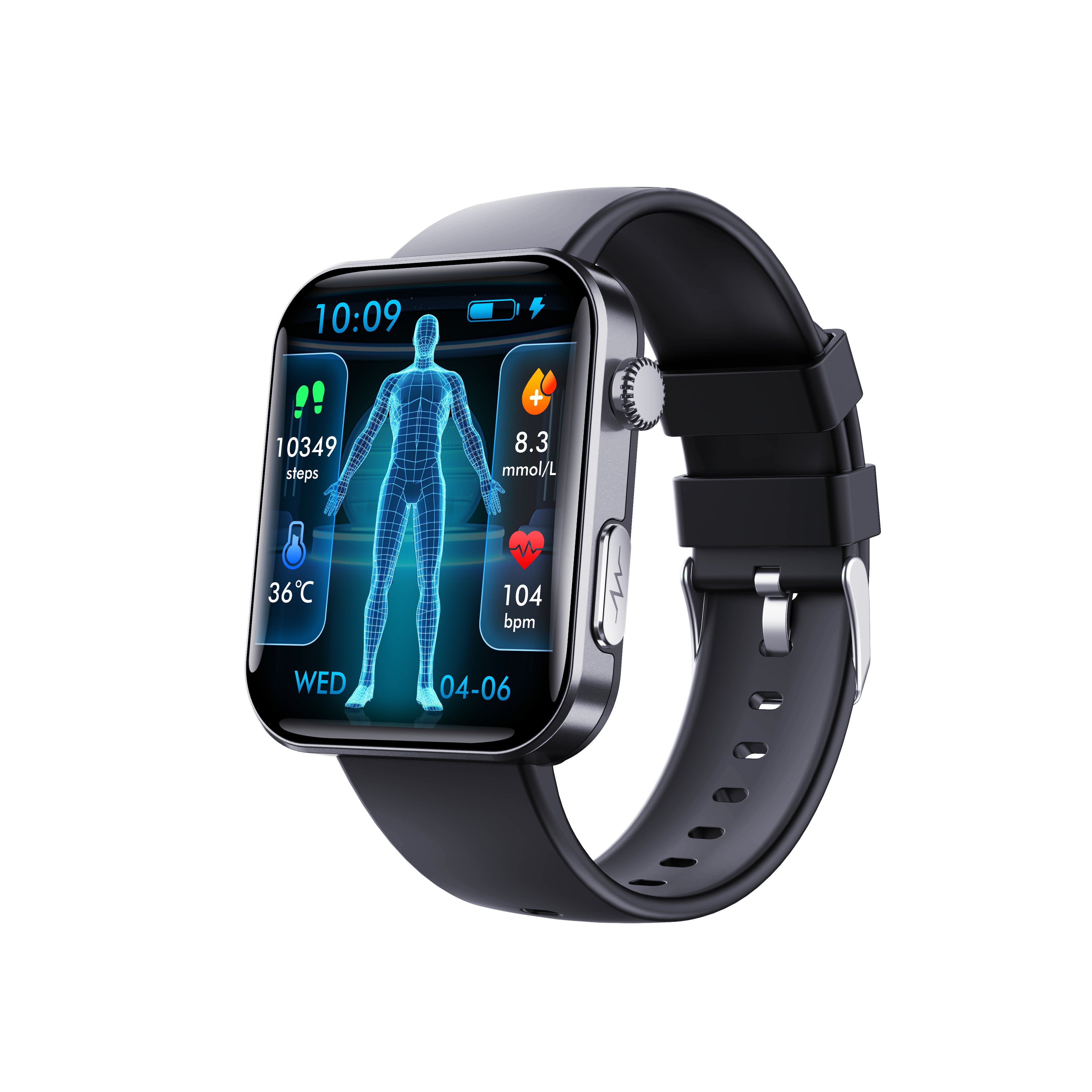 Smart Watch For Men Women Healthy Mornitoring Ips Screen Fitness Tracker With Bluetooth Call  IP67 Waterproof Heart Rate Sleep SpO2 Monitor Pedometer Multiple Sports 7 Days Battery Life