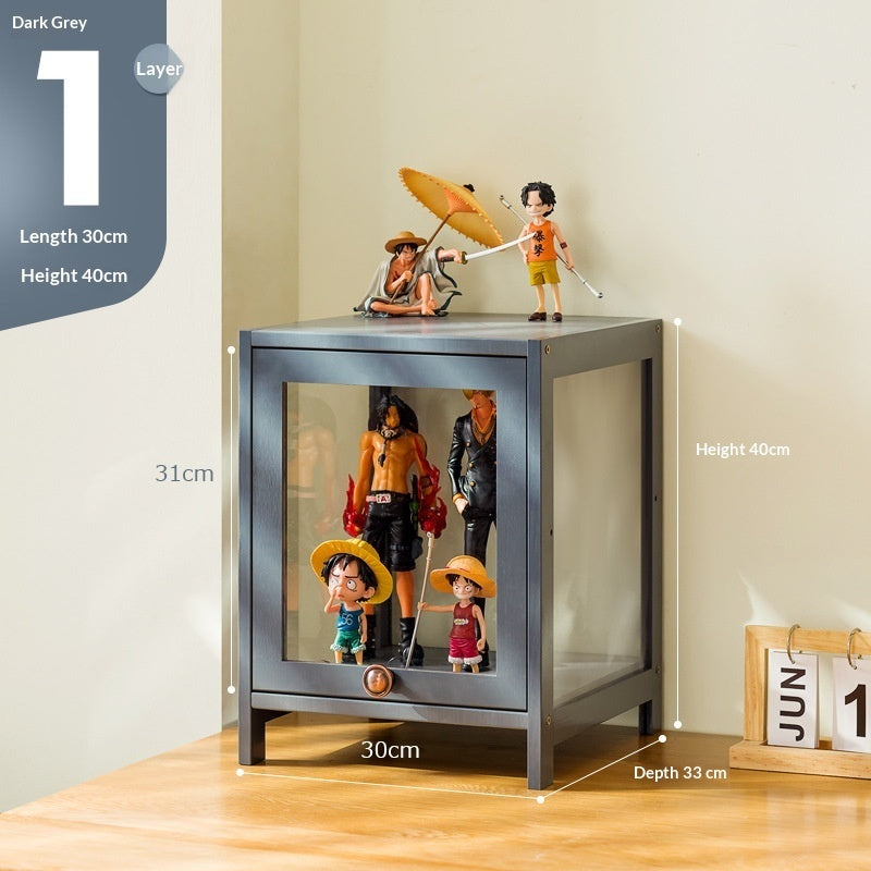 Transparent Dust-Proof Display Cabinet Acrylic Toy Storage Box Bookcase And Shelving Unit