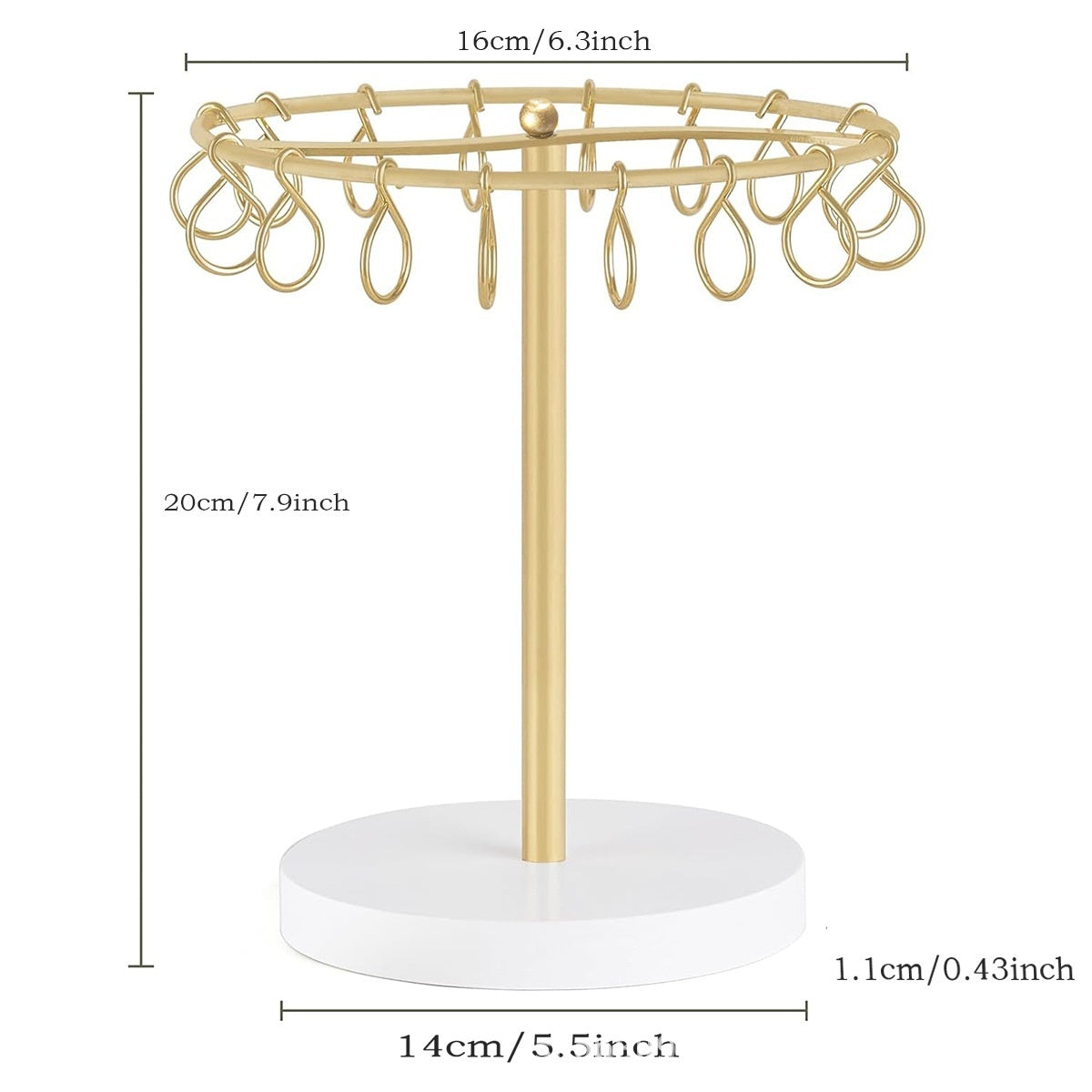 Metal Hair Clip Rack Storage Display Girls Barrettes Claw Room Storage Table Decoration