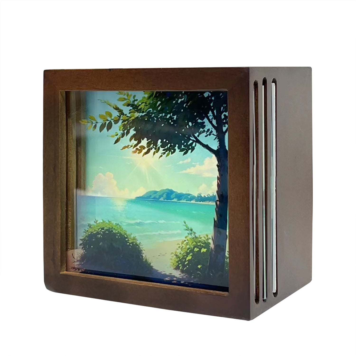 LED Light Box Touch Dimming Ambience Light Charging Small Night Lamp