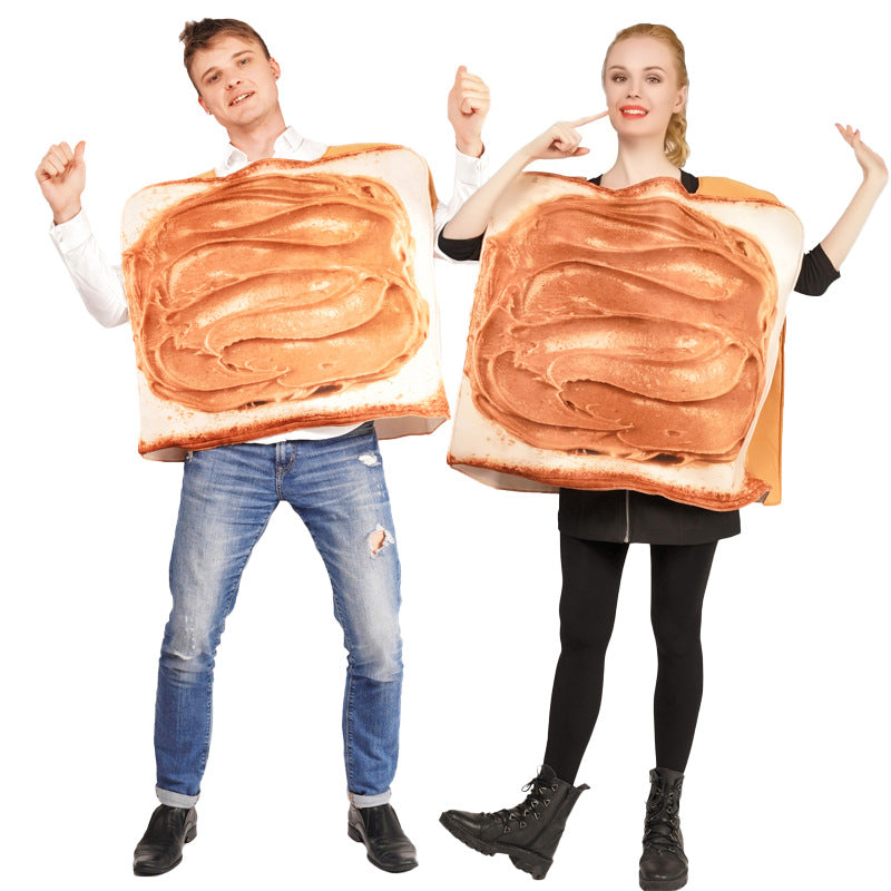 Peanut Butter Toast Bread Siamese Performance Costume