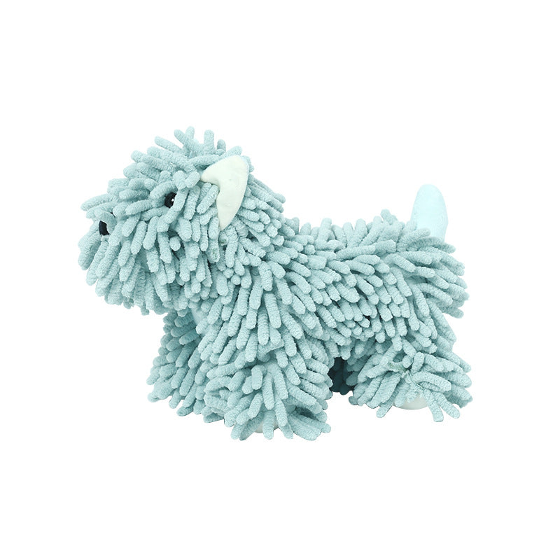 Cartoon Puppy Chenille Hand-Wiping Doll Multifunctional Cartoon