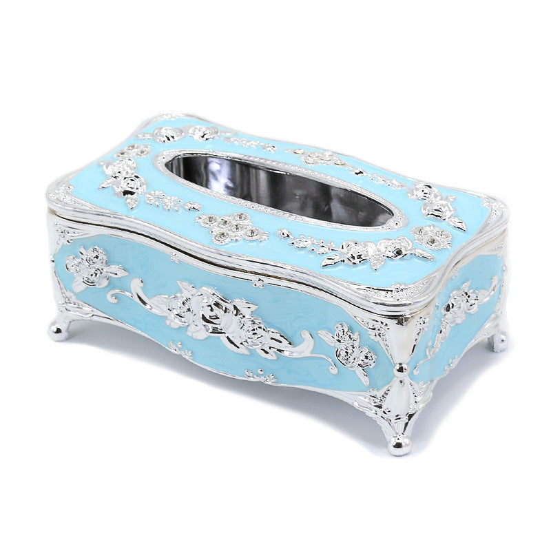 High-end Tissue Box Living Room Home European Coffee Table Ornaments