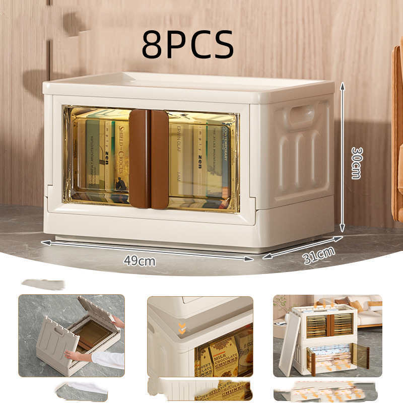 Installation Free Plastic Storage Box Transparent Folding And Foldable