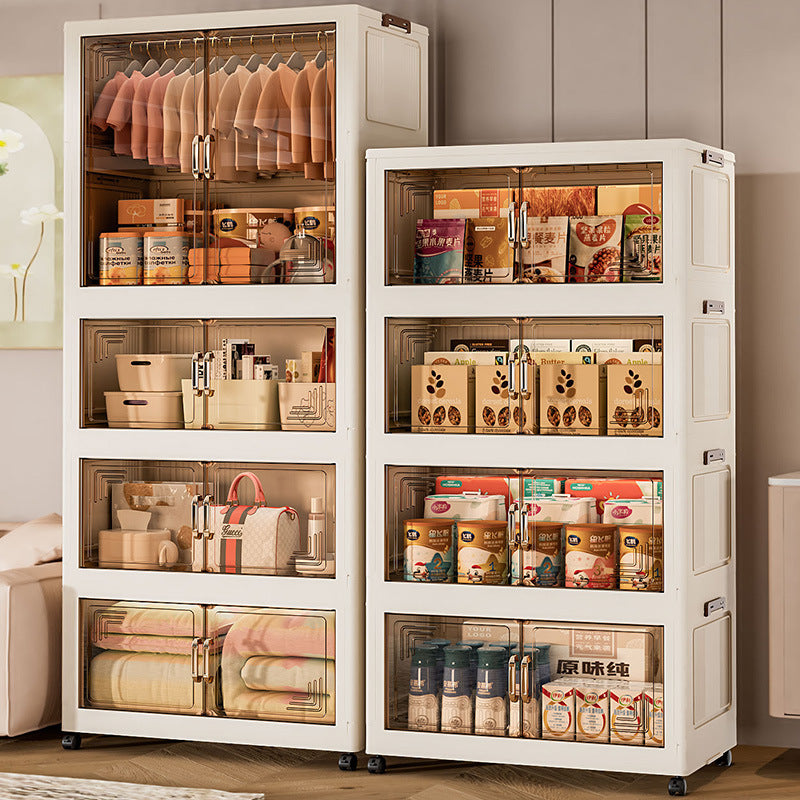Installation-Free Removable Folding Storage Cabinet Locker