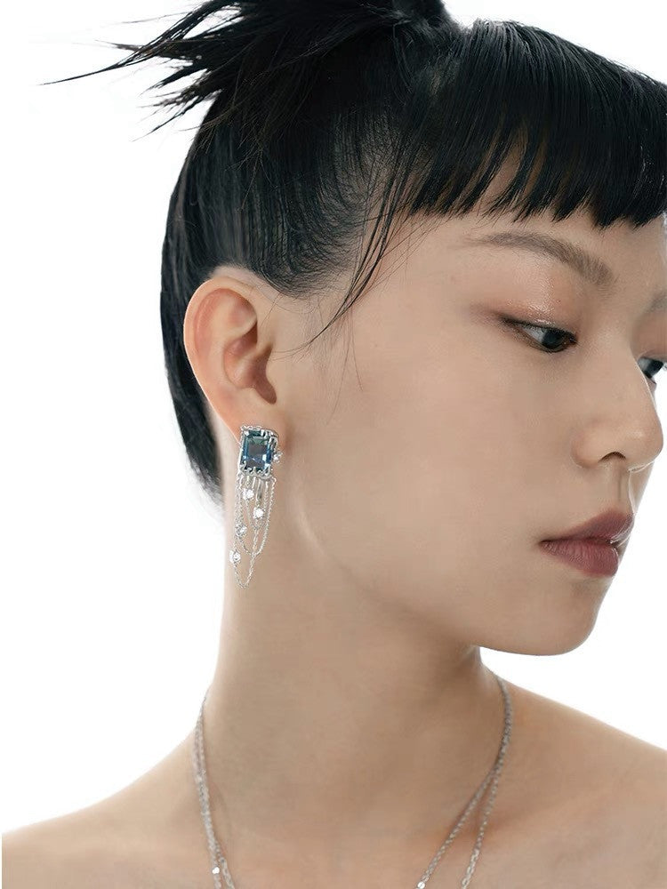 Tassel Pendant Earrings Ins New Trendy Light Luxury Style