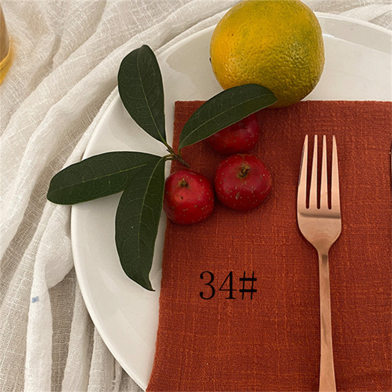 Party Dining-Table Decoration Raw Edge Placemat