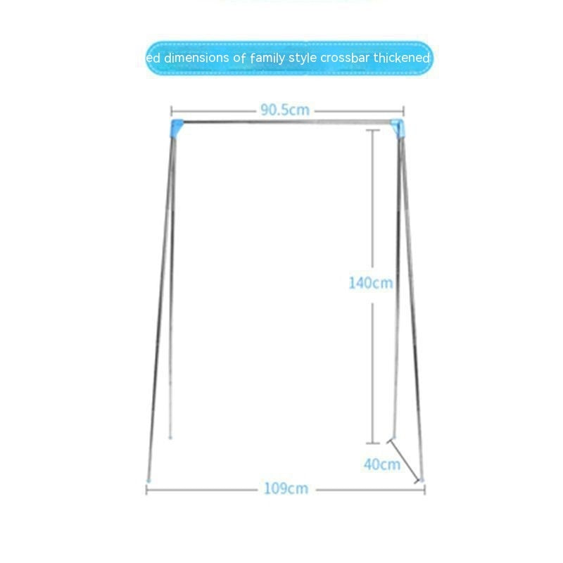 Portable Clothes Hanger Household Bold Foldable