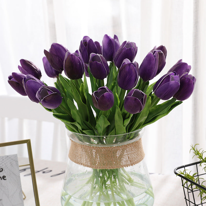 PU Mini Tulip Simulation Flower