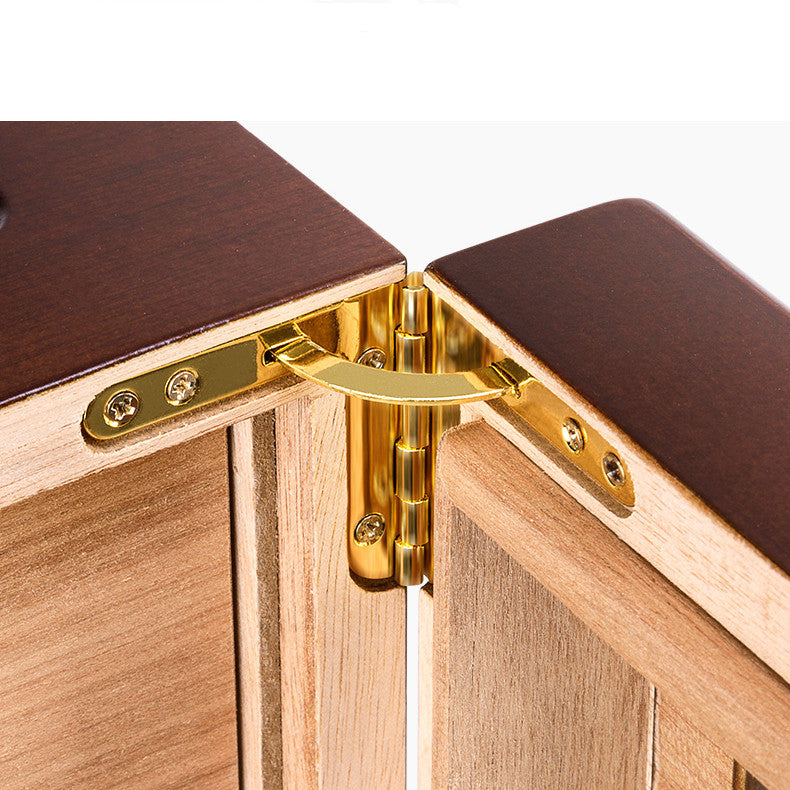 Transparent Skylight Cedar Wood Piano Lacquer Cigar Humidor