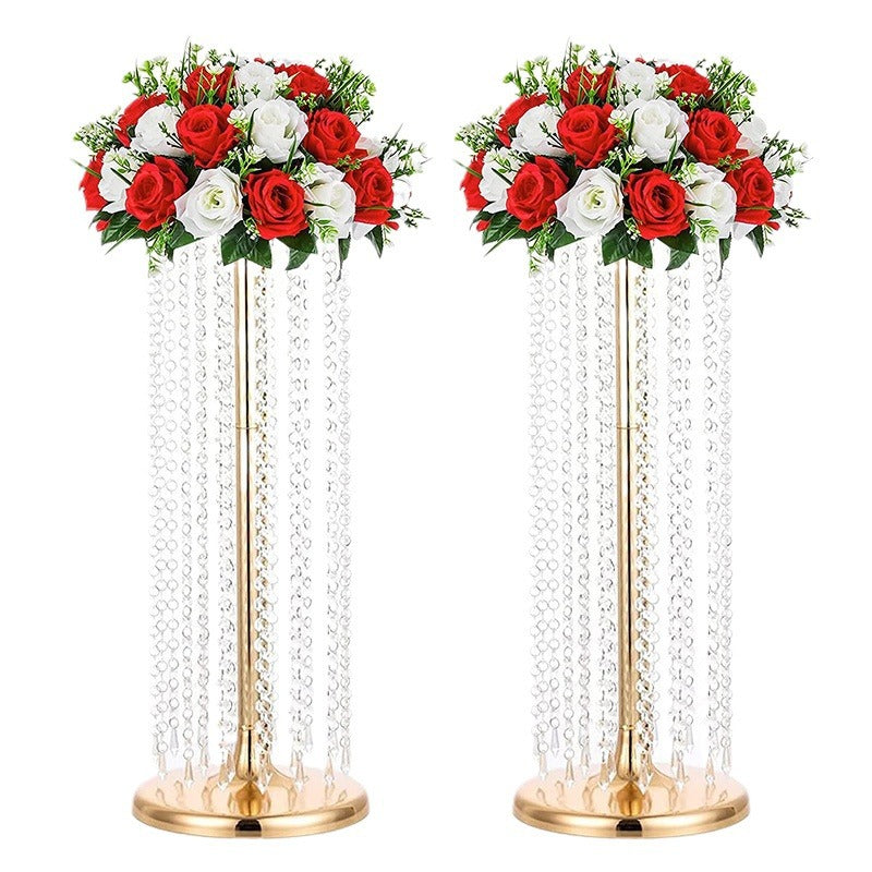 European-Style Romantic Wedding Iron Flower Stand Decorative Props