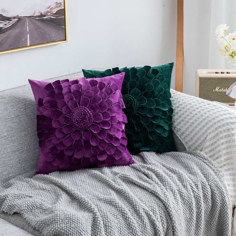 Nordic Beauty Light Luxury Ins Style Flower Pillowcase