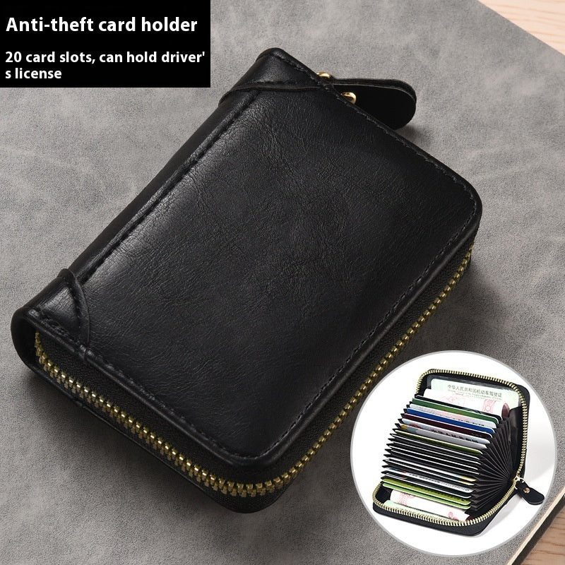 Men's Anti-Demagnetization And Anti-Theft ID Card Bag