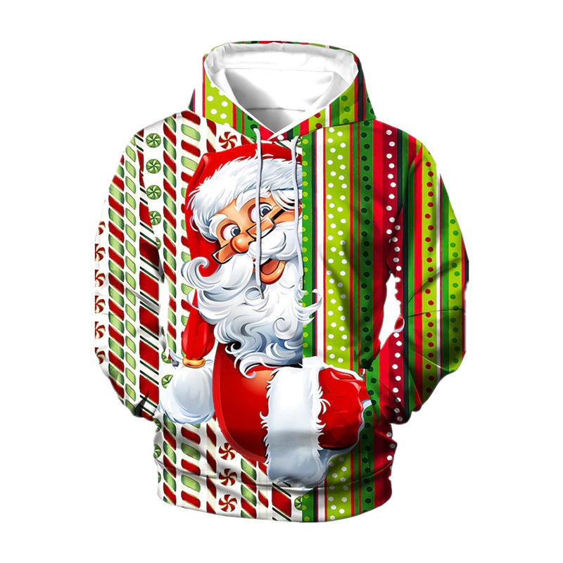 Santa Claus 3d Printed Hoodie