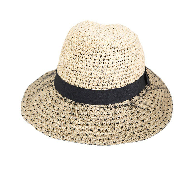 Straw Hat Japanese Style Beach Hat Face-covering Hat Women's Summer Mesh New Style Fisherman Hat Sun Protection Sun Hat Spring And Autumn Sun Hat