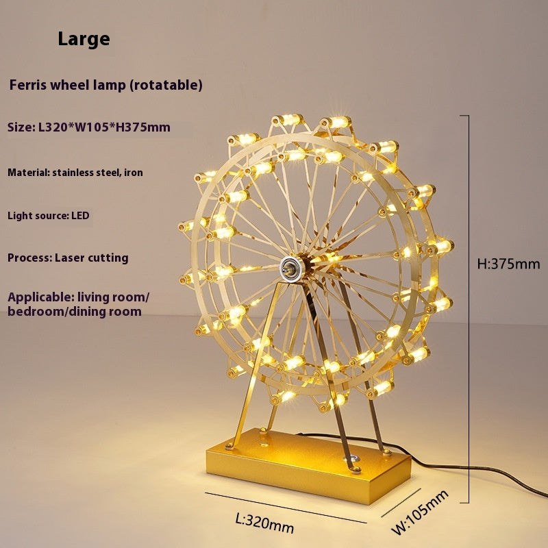Ferris Wheel Table Lamp Bedside Lamp Bedroom Atmospheric Decorative Lamp