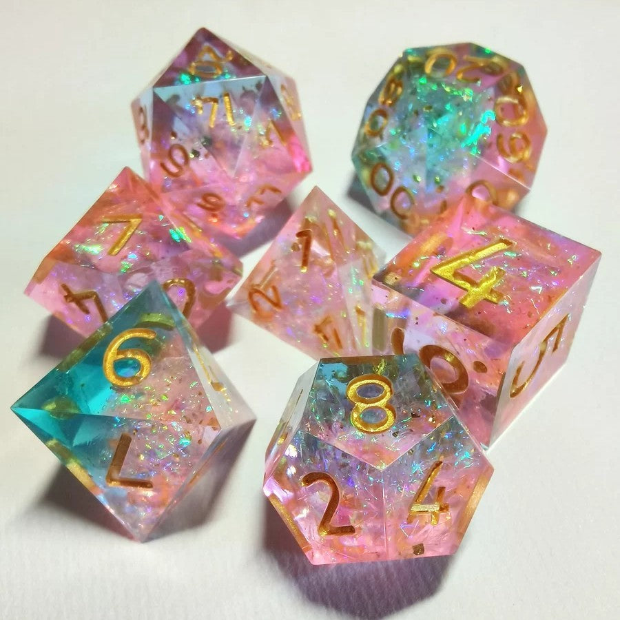 Gradual Blue Dice Prop Toy