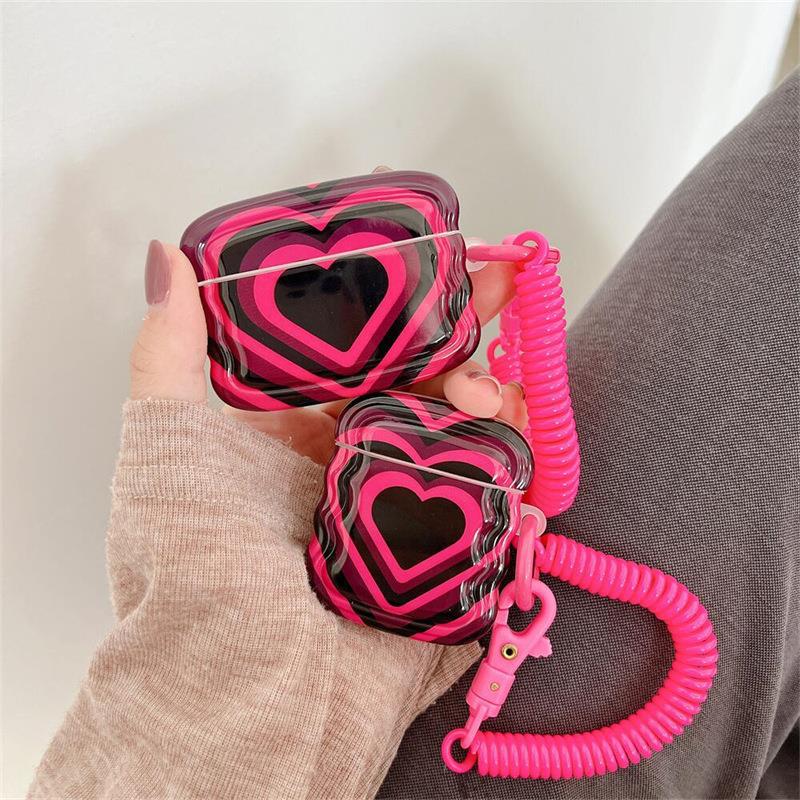 Rose Cherry English Headphone Cover Protective Case Soft Silicone