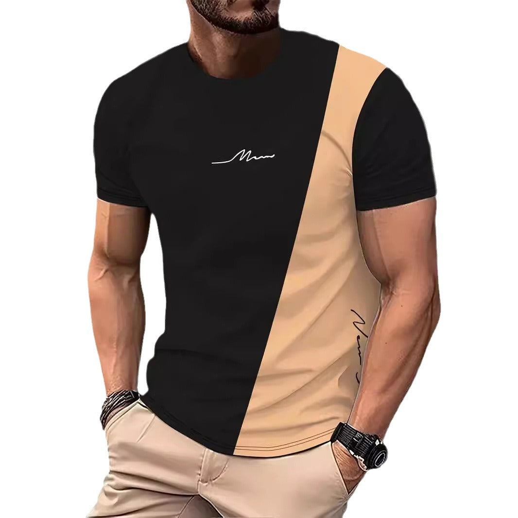 Men's Clothing Sports Digital 3DT T-Shirt Short Sleeve