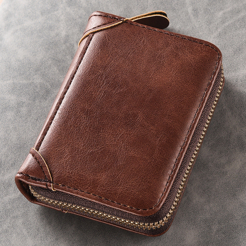 Men's Anti-Demagnetization And Anti-Theft ID Card Bag