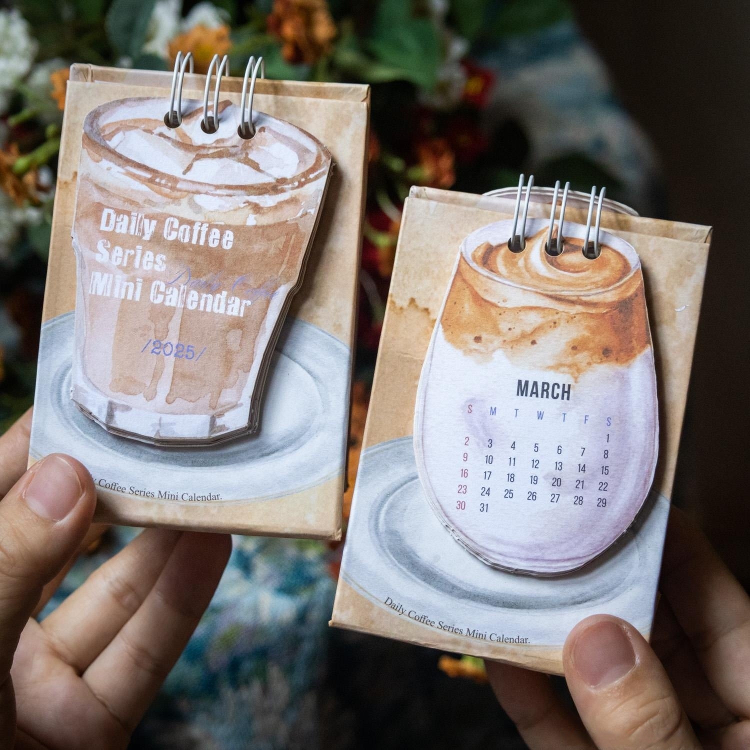 Coffee Coffee Mini Small Desk Calendar Per Day