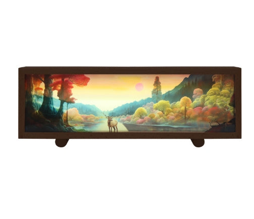 LED Light Box Touch Dimming Ambience Light Charging Small Night Lamp