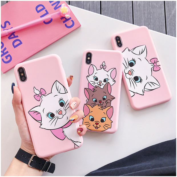 Cute Cartoon Suitable For 14 Phone Case Women's Silicone 12 Full-Covered Xr Soft Case