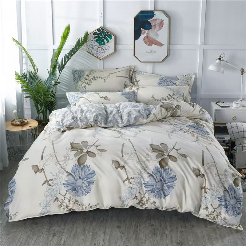 Bedding Pillowcase-Piece Quilt Cover Bed Four Piece Set