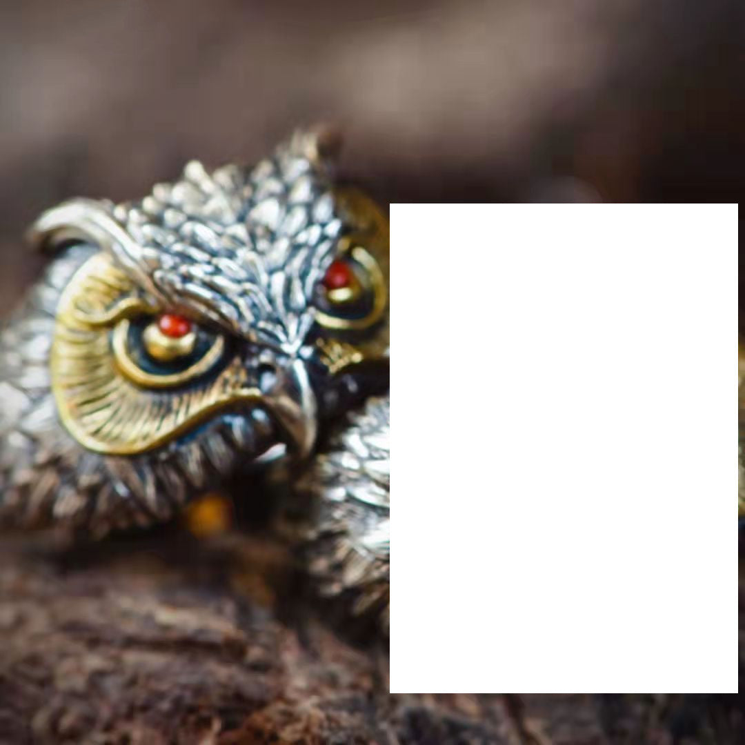 Men's Domineering Personality Handmade Bull Head Ring