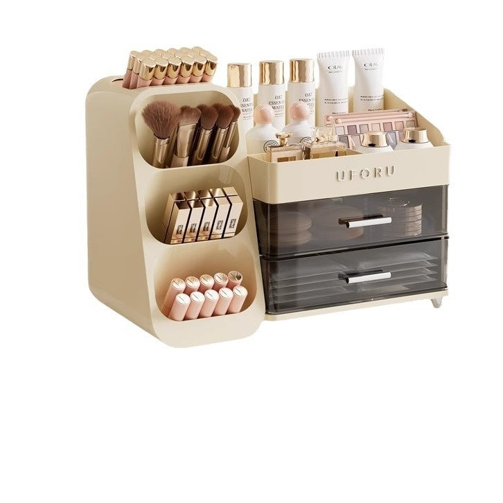 Desktop Cosmetic Storage Box Dust-Proof Organizer