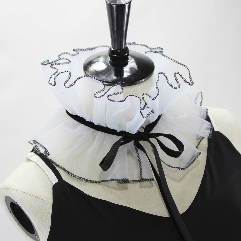 Women's Vintage Court Style Fungus Shirt Collar