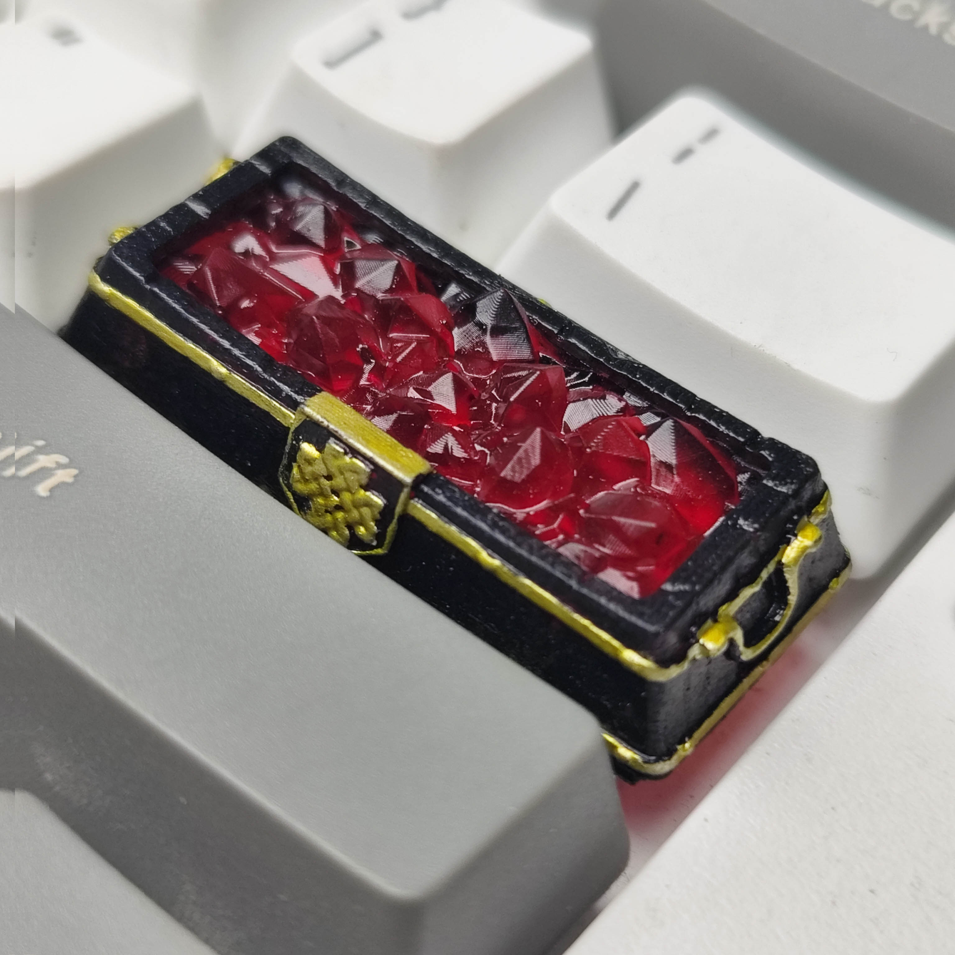Fashion Mechanical Keyboard Flame Crystal Keycap