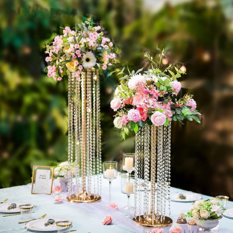 European-Style Romantic Wedding Iron Flower Stand Decorative Props