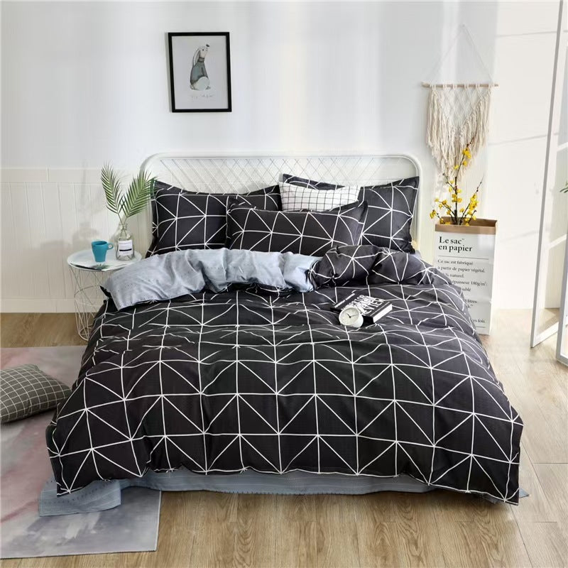 Bedding Pillowcase-Piece Quilt Cover Bed Four Piece Set