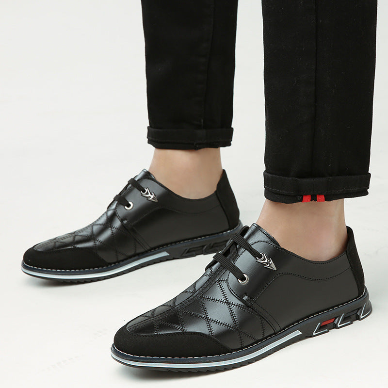 Casual Leather Shoes Without Laces