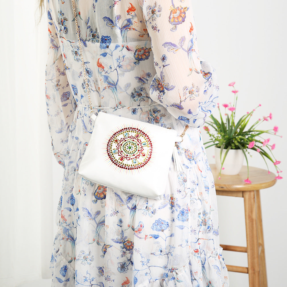 Creative DIY Diamond Painting Large Capacity Coin Purse Handbag