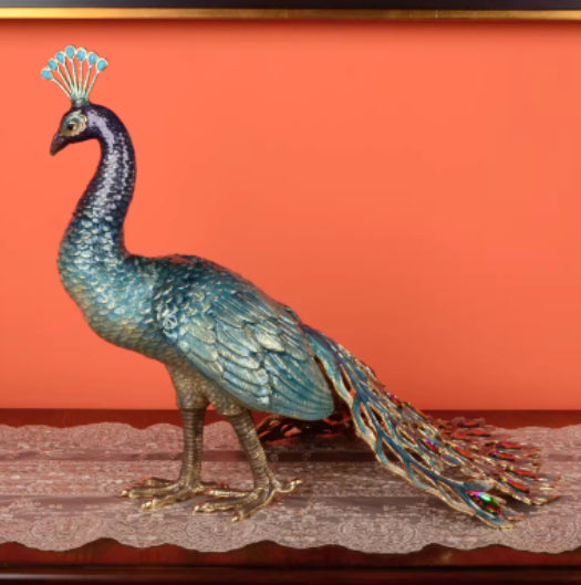 Enamel-Peacock Ornament Classical Decoration